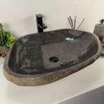 Раковина из речного камня RS-65035 62*51*16 0858