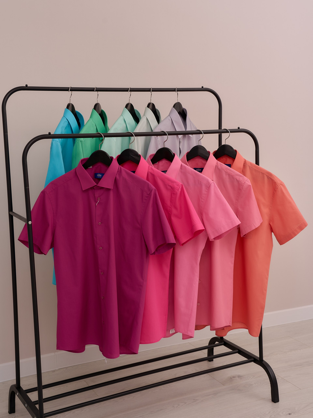 Сорочка мужская ELITA короткий рукав, прямой силуэт 70112 05