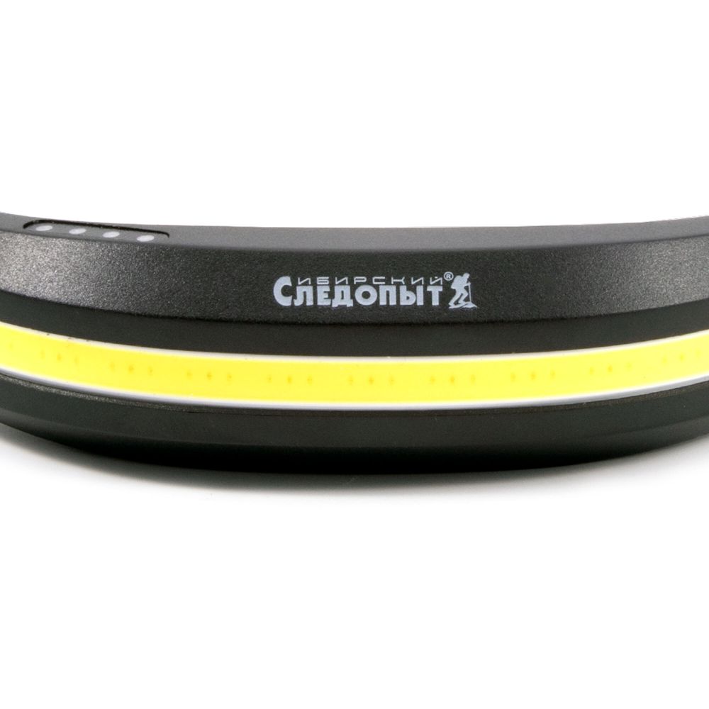 Фонарь налобный "СИБИРСКИЙ СЛЕДОПЫТ- SPLASH", ленточный, 53 СОВ, аккум. 220В, USB