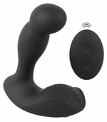 Черный вибростимулятор простаты RC Prostate Massager - 13,1 см. (Цвет: черный)