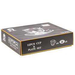 GAEM Набор кофейный 100 мл, 6 перс. 12 предм., L35,5 W28 H8,5 см