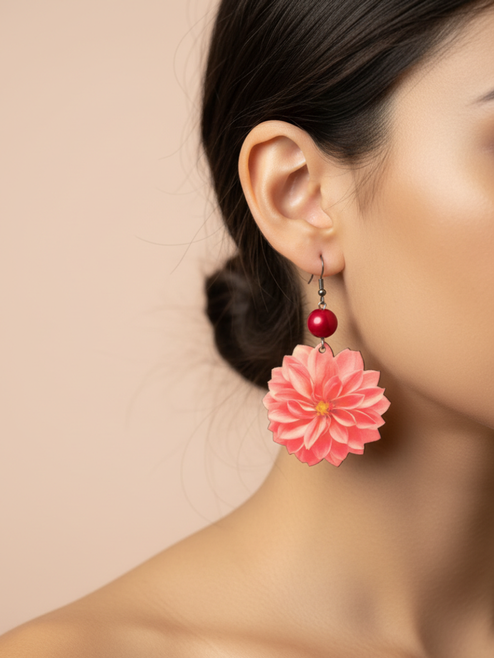 Серьги Цветок