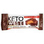 Keto Wise, Fat Bombs, конфеты в чашке с арахисовой пастой, 16 упаковок, 34 г
