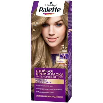 Palette крем-краска N7 Русый110 мл