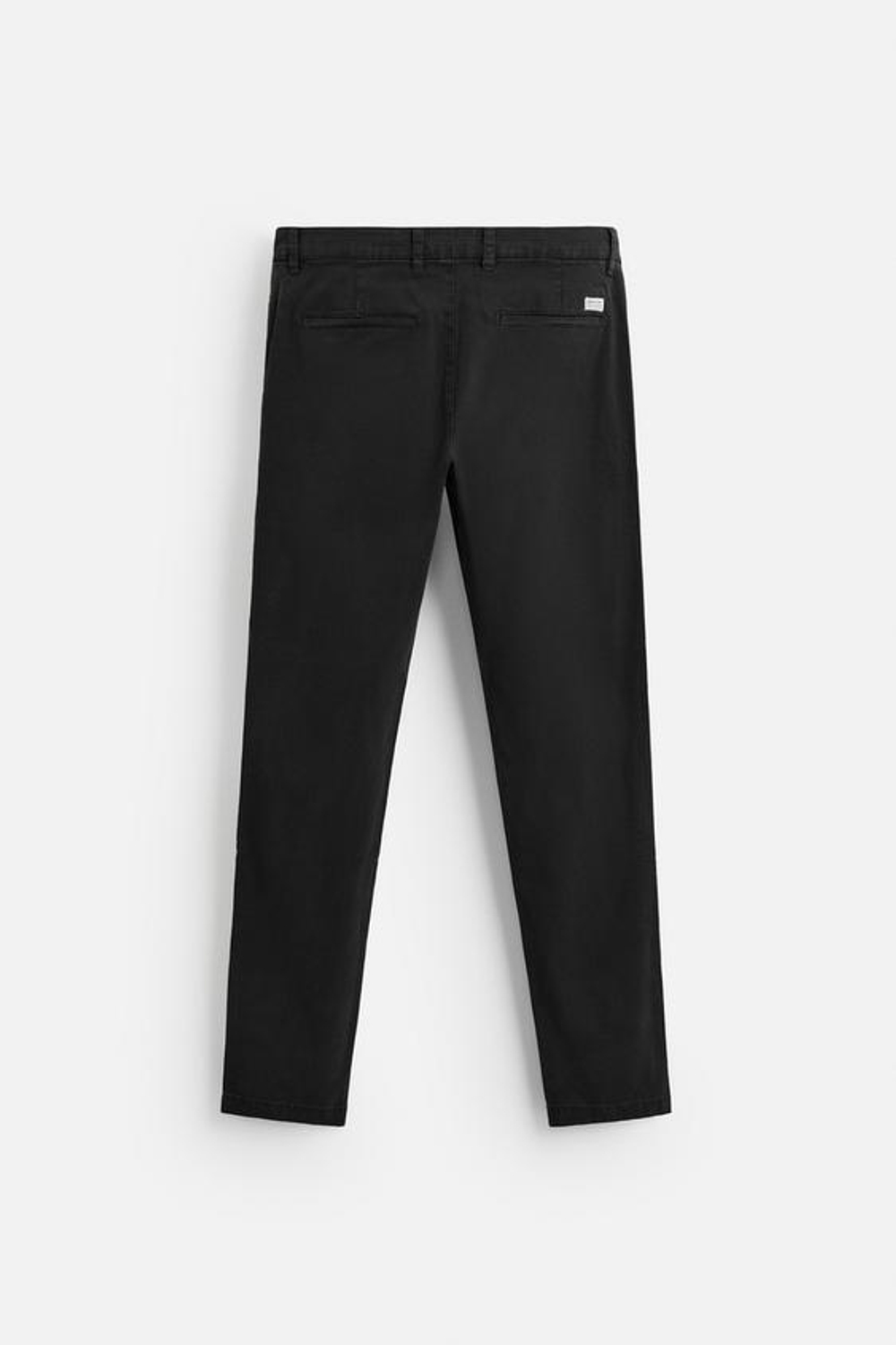 ZARA БРЮКИ ЧИНОС SKINNY FIT, ЧЕРНЫЙ