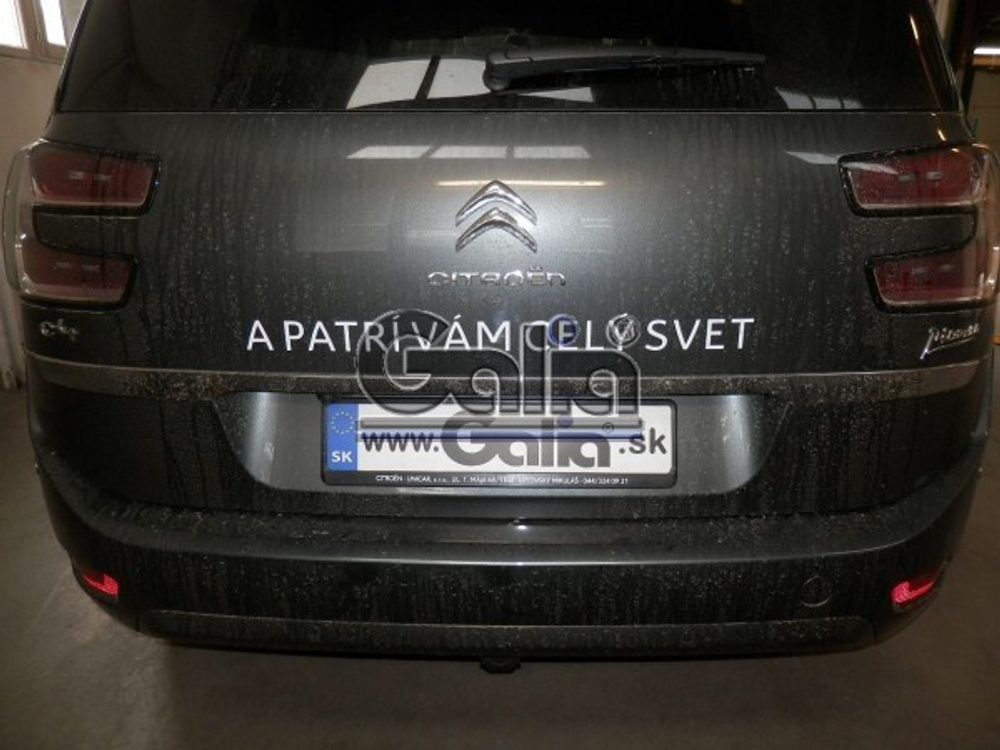 Фаркоп оцинкованный Galia C068A для Citroen C4 Picasso, C4 Grand Picasso 2013-, Peugeot 308 хетчбек, универсал 2013-(паспорт и сертификат в комплекте)(без электрики)