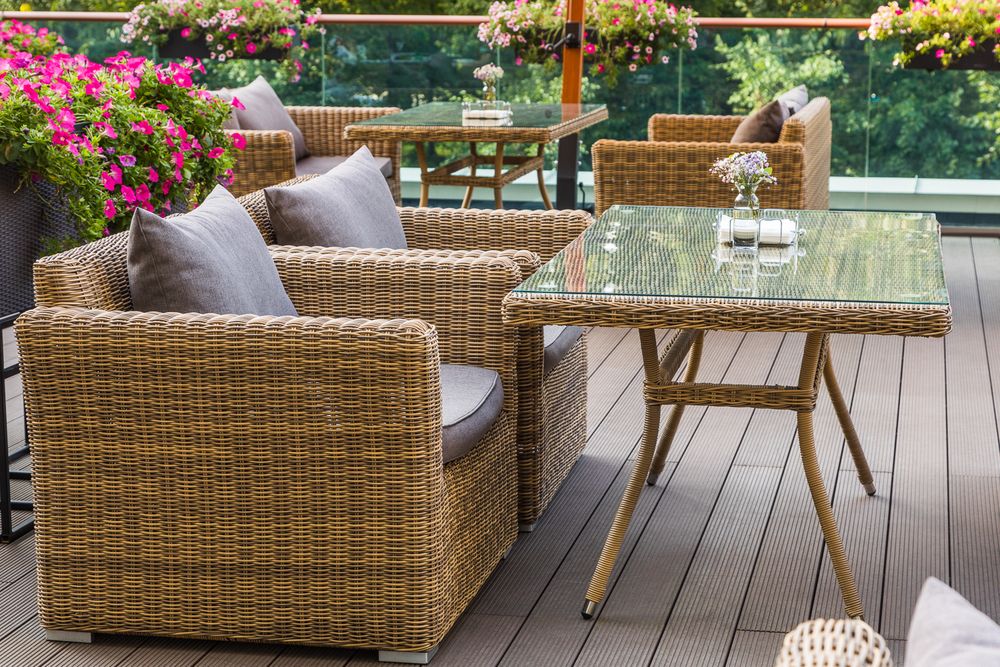 "Латте" плетеный стол из искусственного ротанга 160х90см, цвет соломенный