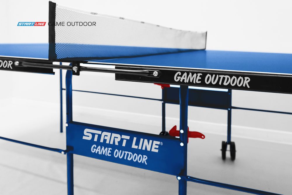 Стол теннисный Game Всепогодный с сеткой Синий