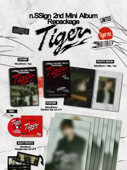 Альбом n.SSign - Tiger 2nd Mini Album LIMITED Edition Repackage RANDOM Version