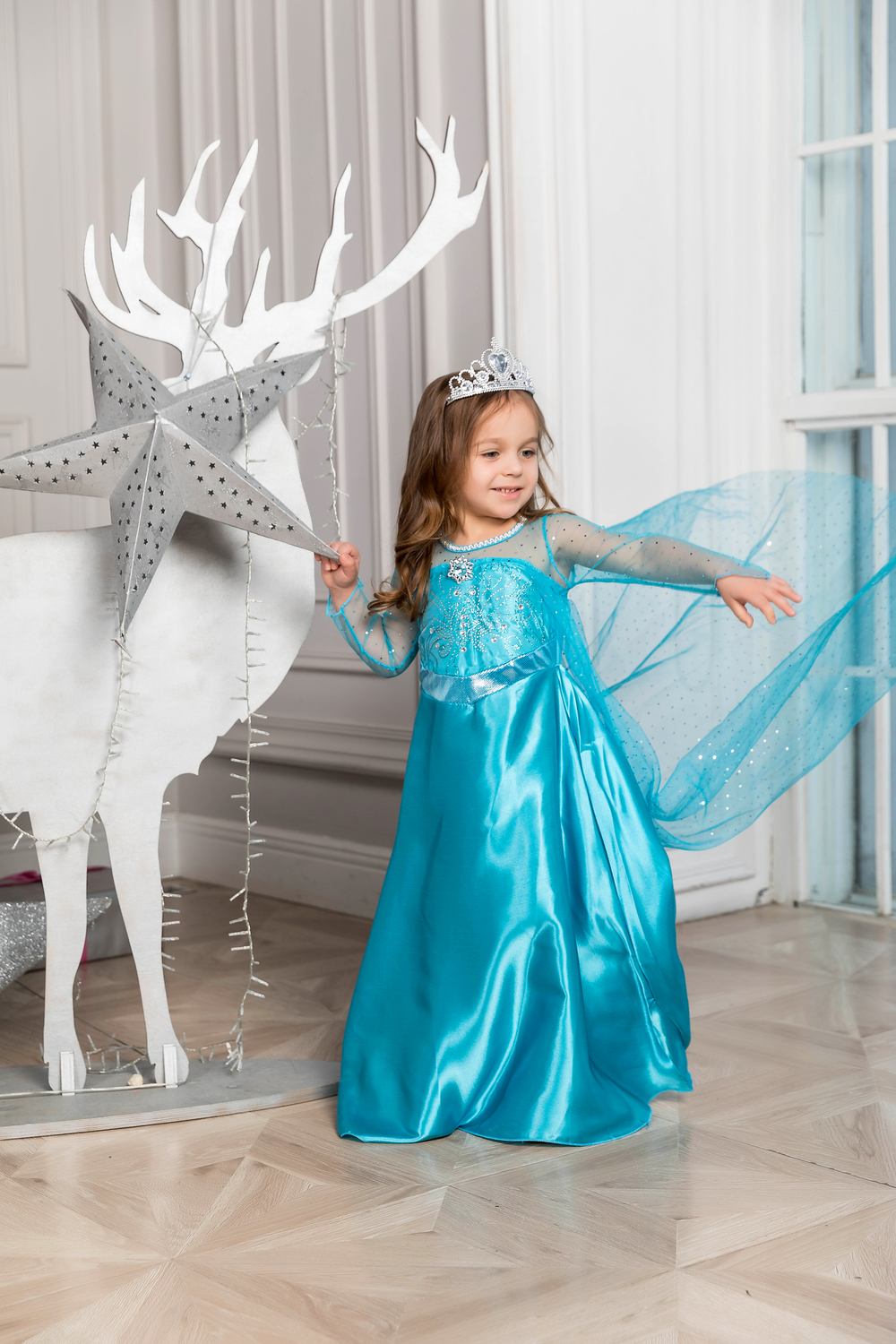 платье Эльзы Элегант в стиле холодное сердце