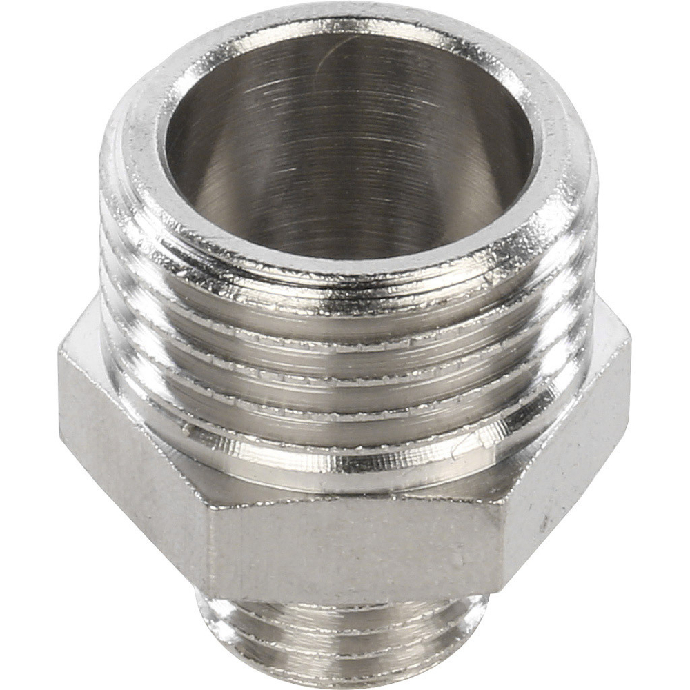Ниппель переходной STOUT НН 1/2"х1/4"никель