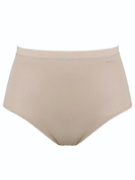 Набор из 2 завышенных plus size трусиков-слип Esencial (Размер: XXL) (Цвет: телесный)