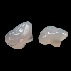 Лягушка "Малышка" халцедон(агат) асс.