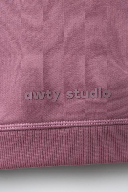 ZARA ТОЛСТОВКА С РЕЛЬЕФНОЙ НАДПИСЬЮ, ТЕМНО-РОЗОВЫЙ