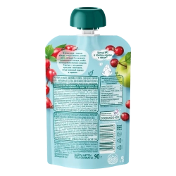 Фрутоняня пауч Витаминный Салатик с клюквой 90г с 5 месяцев