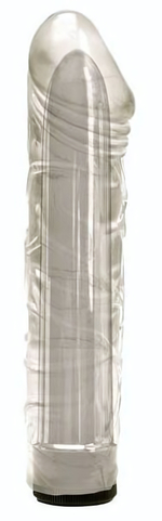 Прозрачный мультискоростной вибратор-реалистик Magician - 17 см. (Цвет: прозрачный)