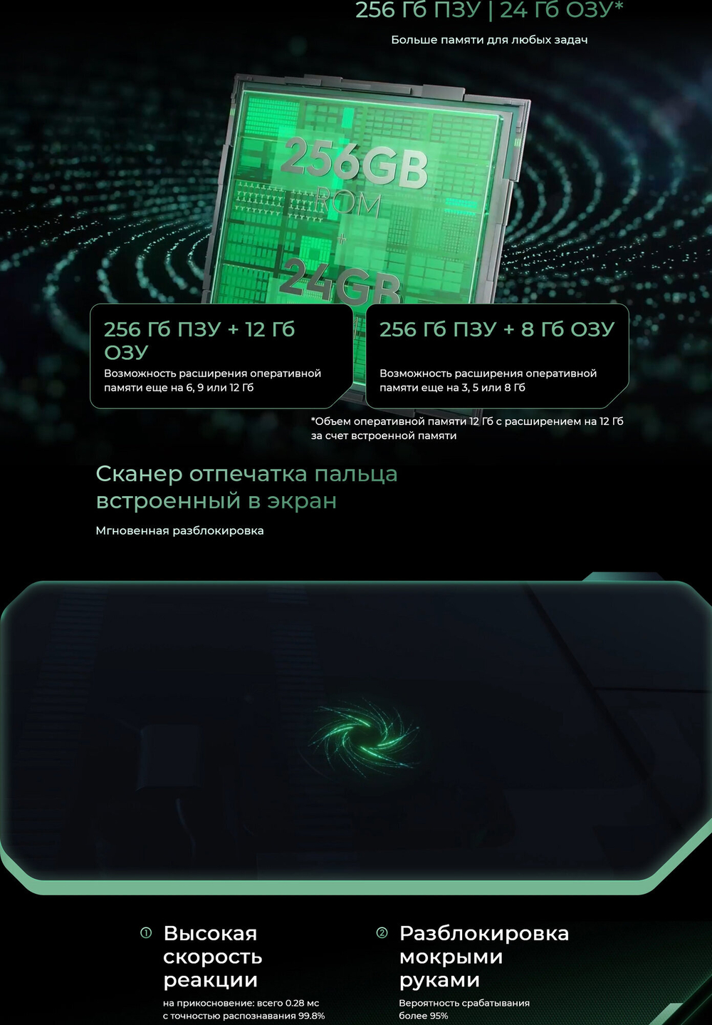 Смартфон TECNO POVA 6 Pro, 5G, 12GB RAM, 256GB ROM, AMOLED, камера 108MP, NFC, Серый