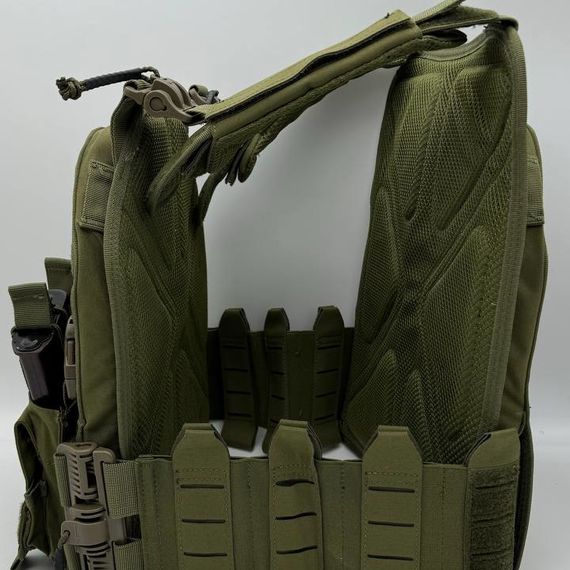 Разгрузка/плитник ARTEX_VT на быстросбросах Fast drop,олива