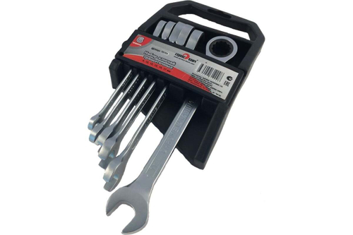 Набор трещоточных ключей Сервис Ключ 6 предметов 75725