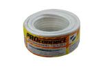 Кабель коаксиальный RG-6U, 75Ом, CCS/Al/Al, 48%, 10м, INDOOR, белый PROconnect