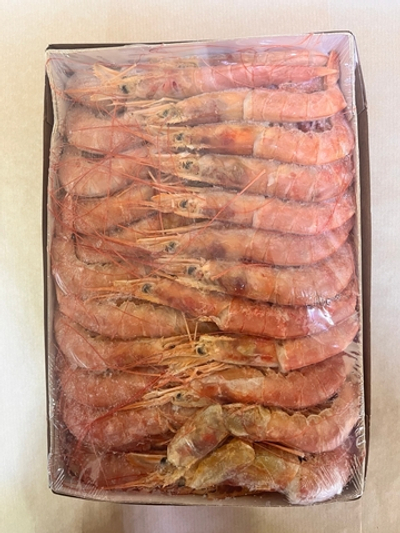 Креветки Лангустины с головой