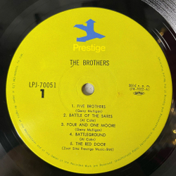 Винтажная виниловая пластинка LP Stan Getz, Al Cohn, Zoot Sims, Allen Eager, Brew Moore, The Brothers (Japan 1975) (No Obi)