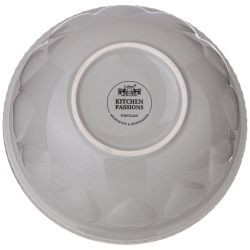 САЛАТНИК ДЛЯ СМЕШИВАНИЯ И СЕРВИРОВКИ LEFARD "KITCHEN PASSION" 20,50 СМ СЕРАЯ (КОР=8ШТ.)