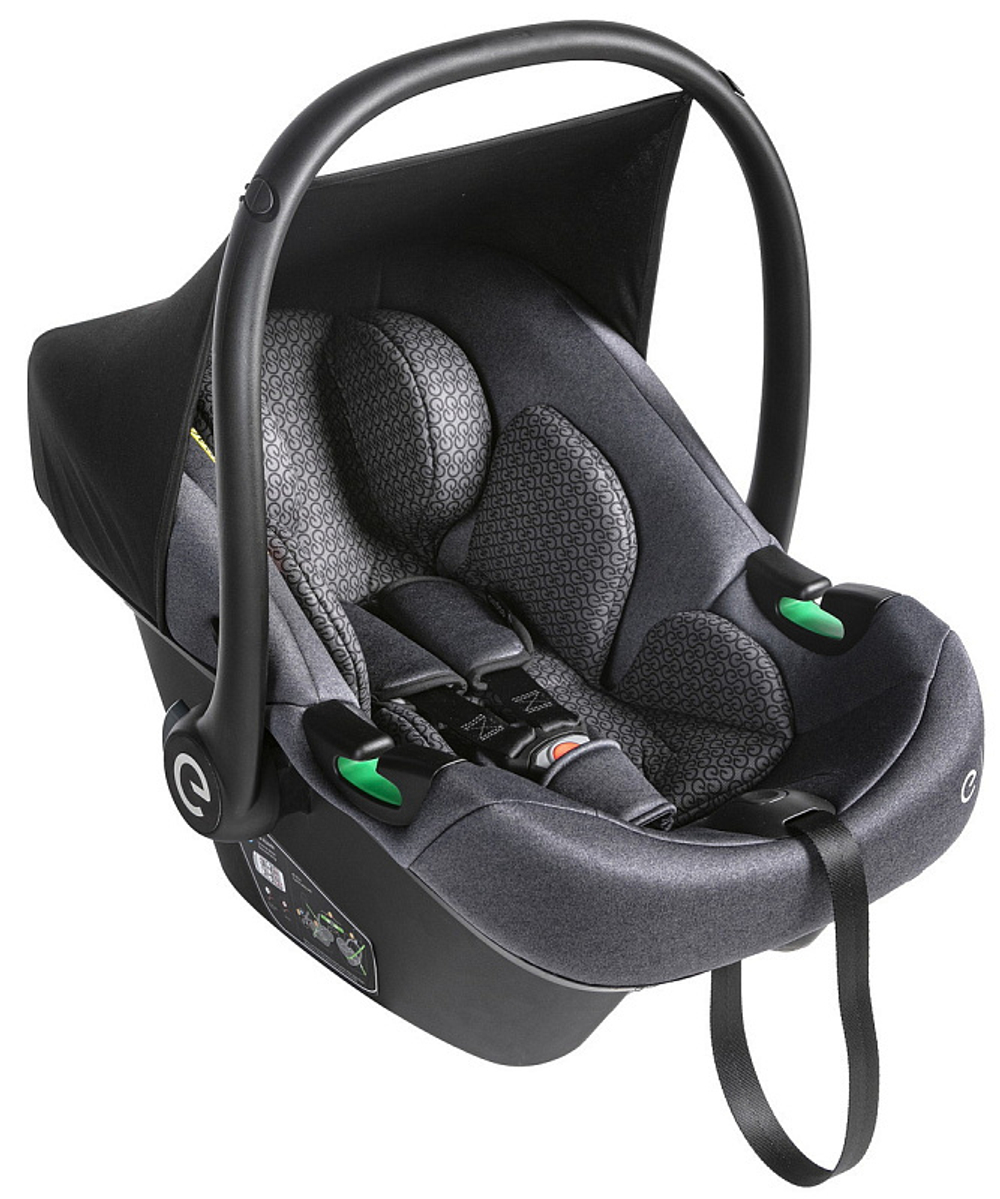 Детская коляска 3 в 1 Espiro Code 2025 и автокресло Pi Graphite 04 tender green/ Графитовый (Graphite 117)