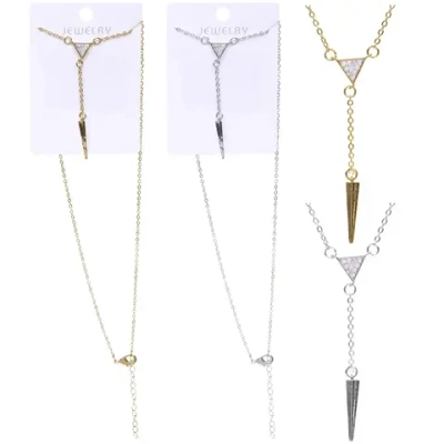 Подвеска из гиппоалергенного сплава со стразами «ЭФОРИЯ», цвет серебро и золото, d-20см/6,5см