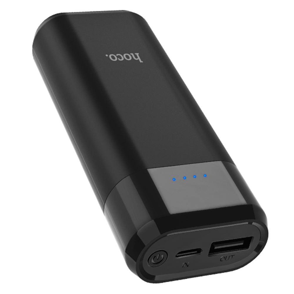 Внешний Аккумулятор (Power Bank) Hoco B35A 5200 mAh (1A, MicroUSB) Черный
