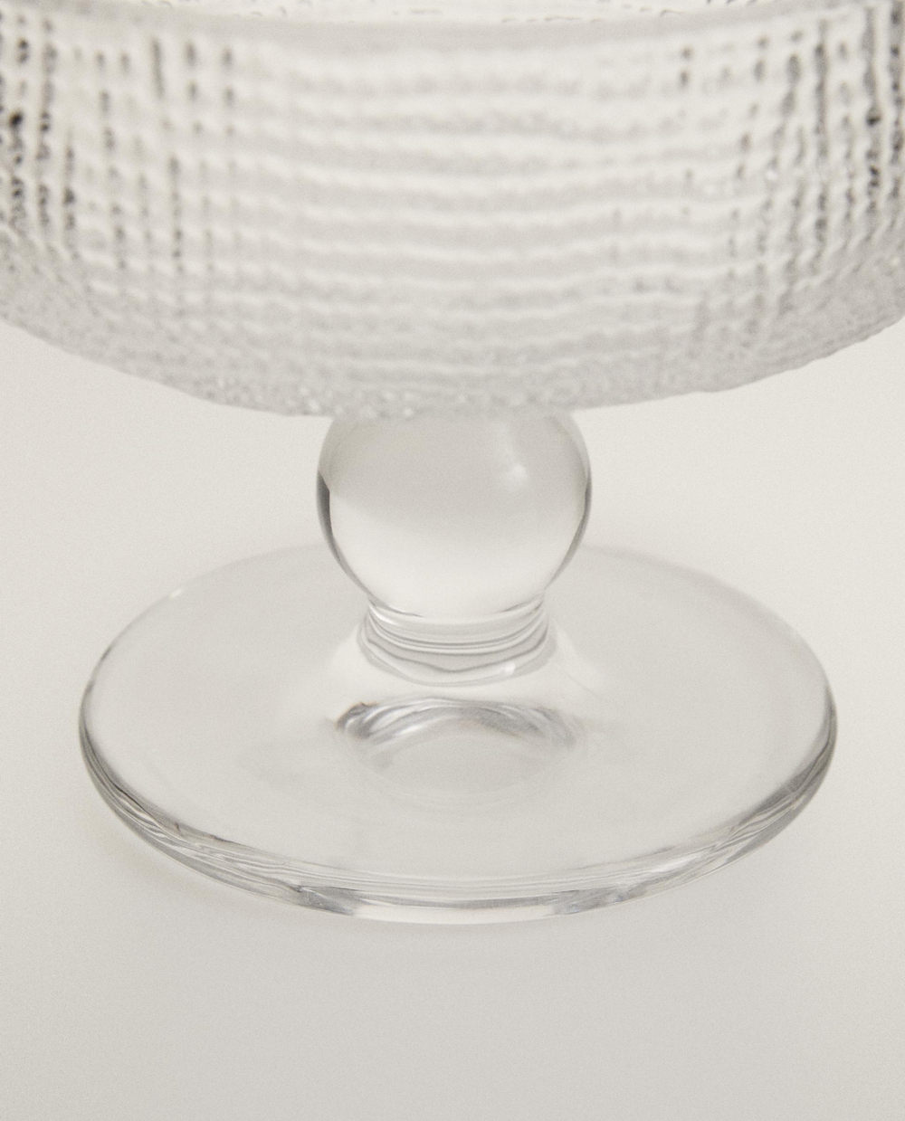 Zara Home бокал из стекла, цвет прозрачный, 12 см