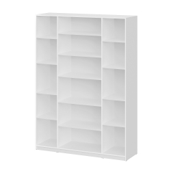 Шкаф распашной с наполнением (13 полок) ШК 5 (1600), Белый