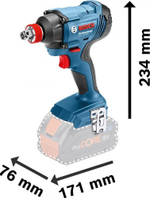 Гайковерт аккумуляторный BOSCH GDX 180 LI  ударный без АКБ и ЗУ 06019G5226