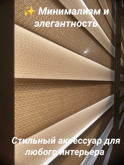 Рулонные шторы День-Ночь 58х140 см