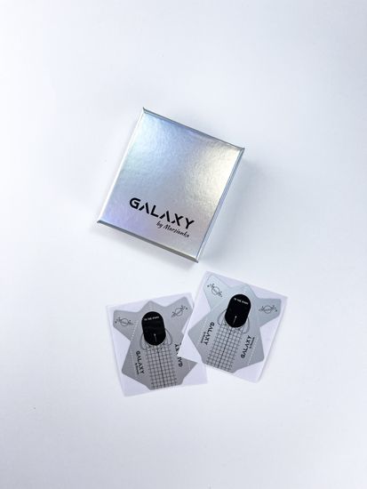 Нижние формы для наращивания ногтей Galaxy, 80 шт в фирменной коробке