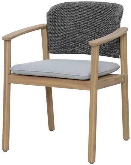 Кресло деревянное с подушкой Freeport