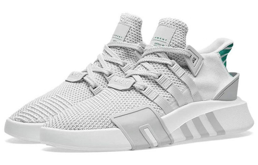 Big children adidas originals Eqt Bask Adv J comfortable all-match balanced wear-resistant children's casual shoes gray green