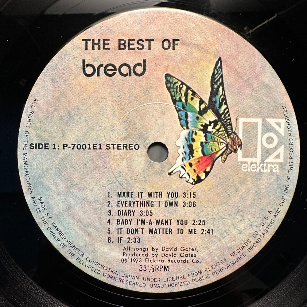 Bread - The Best Of Bread (Япония 1973г.)