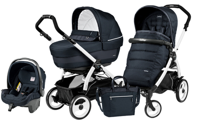 Коляска 3 в 1 Peg Perego Book 51 Elite Set Modular (шасси White/Black)