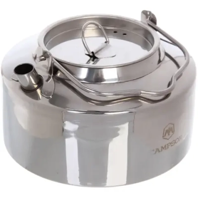 Чайник походный металлический 1л 15*10см