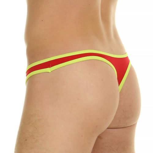 Мужские трусы тонги красные Van Baam 44869