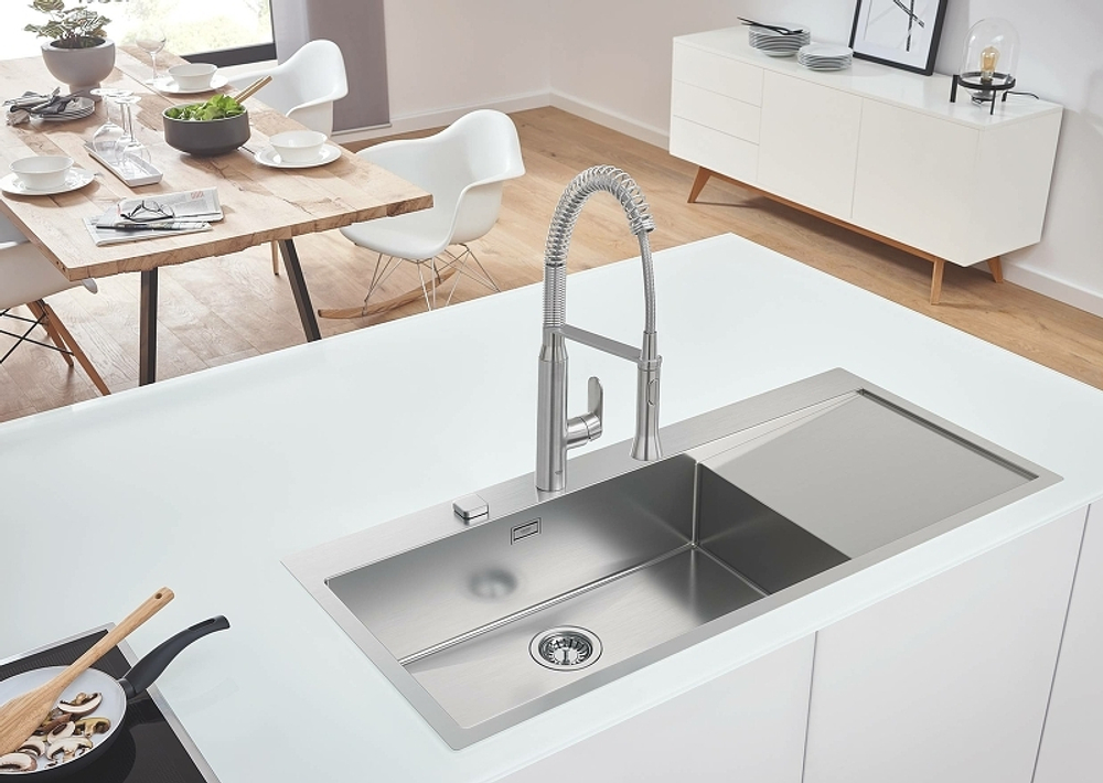 Кухонная мойка Grohe K1000 116 L 31581SD1 Нержавеющая сталь