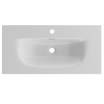 Тумба с раковиной подвесная BelBagno MARINO-CER-MINI-800-2C-SO-RR-P Rovere Rustico, раковина белая BB-8099-3-80