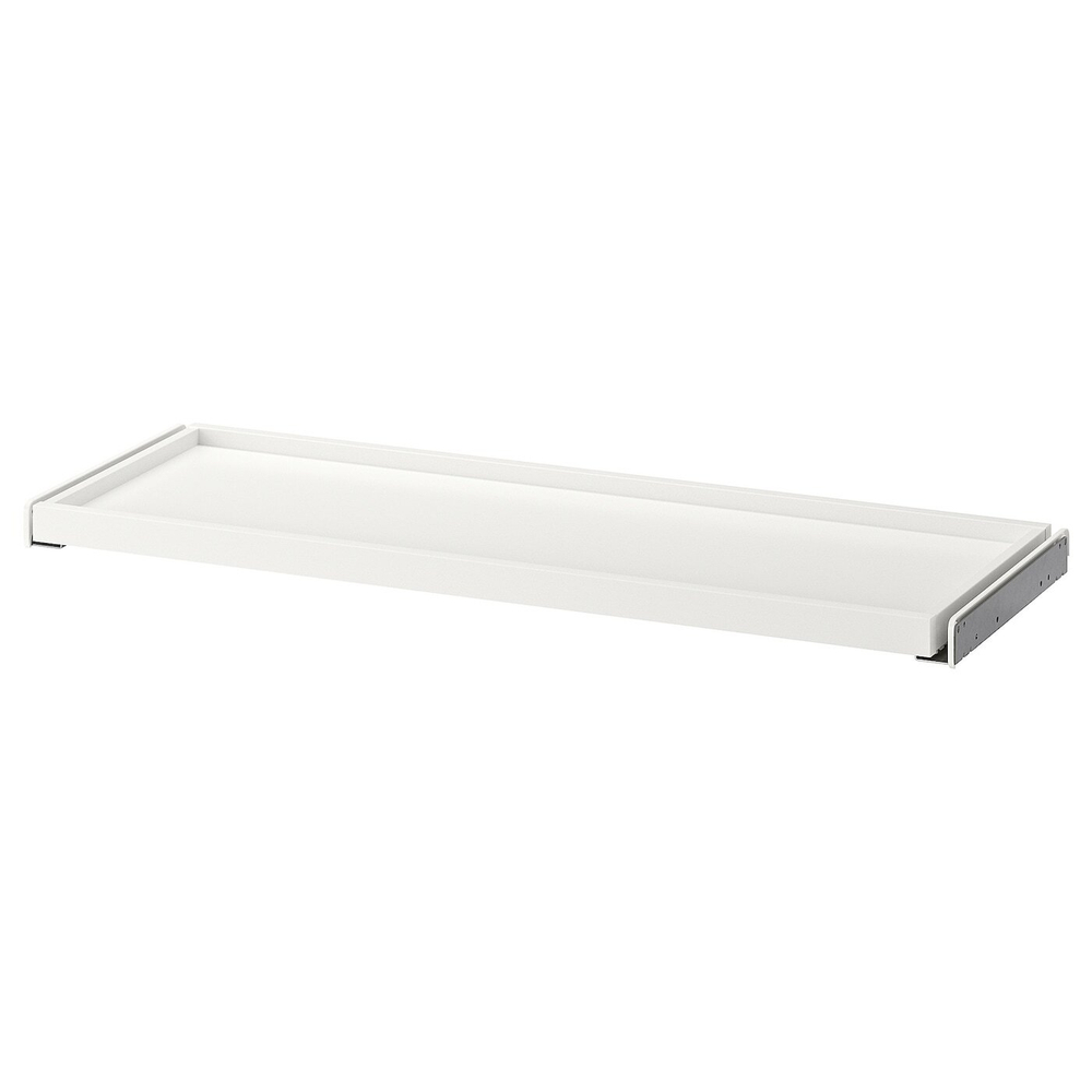 IKEA KOMPLEMENT  (ИКЕА КОМПЛЕМЕНТ)  -  Выдвижной поднос, белый, 100x35 см