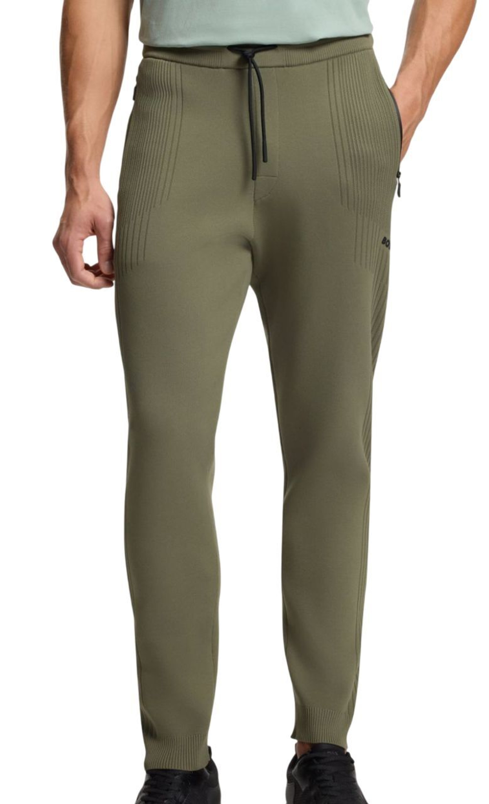 Мужские теннисные штаны BOSS Active Push - dark beige