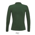 Рубашка поло с длинным рукавом Perfect, женская. Зелёный  M