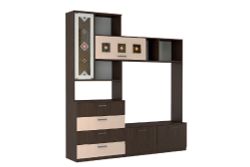 Стенка "Александра  4" ЛДСП (венге/млечный дуб), Фант-мебель, г. Волжск