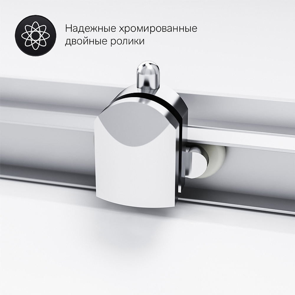 Душевой уголок AM.PM Gem 90х90 W90G-403-090MT профиль Серый стекло прозрачное
