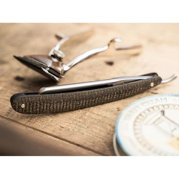 Boker BK140211 Lounge-Bar - опасная бритва, 6/8, микарта, углерод. сталь