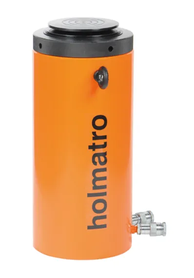 Домкрат Holmatro HLC 100 H 5 двойного действия с блокировочной гайкой и гидравлическим возвратом